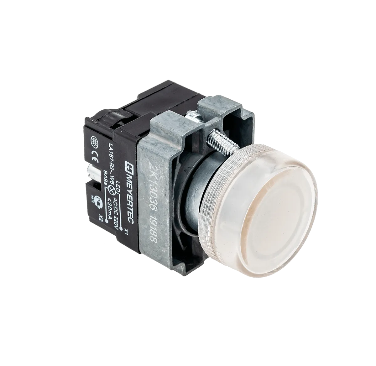 Сигнальная лампа белый, 220V AC/DC