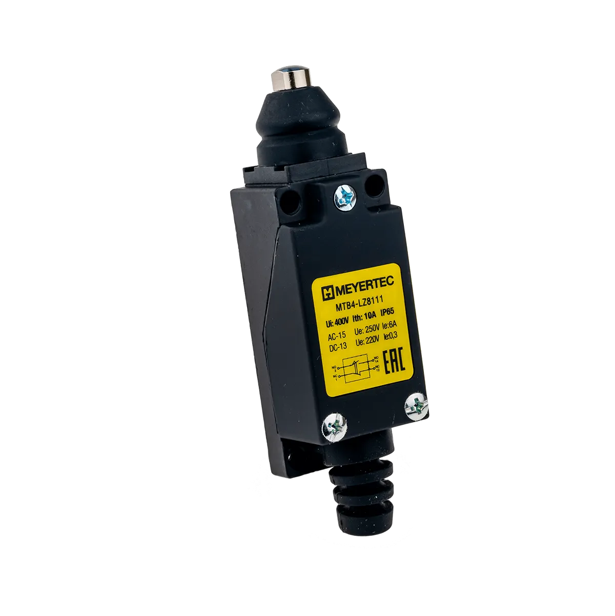 Выключатель концевой, IP65, кнопка нажимная