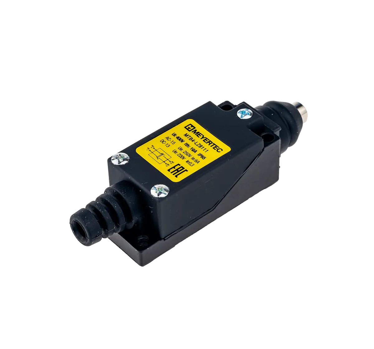 Выключатель концевой, IP65, кнопка нажимная