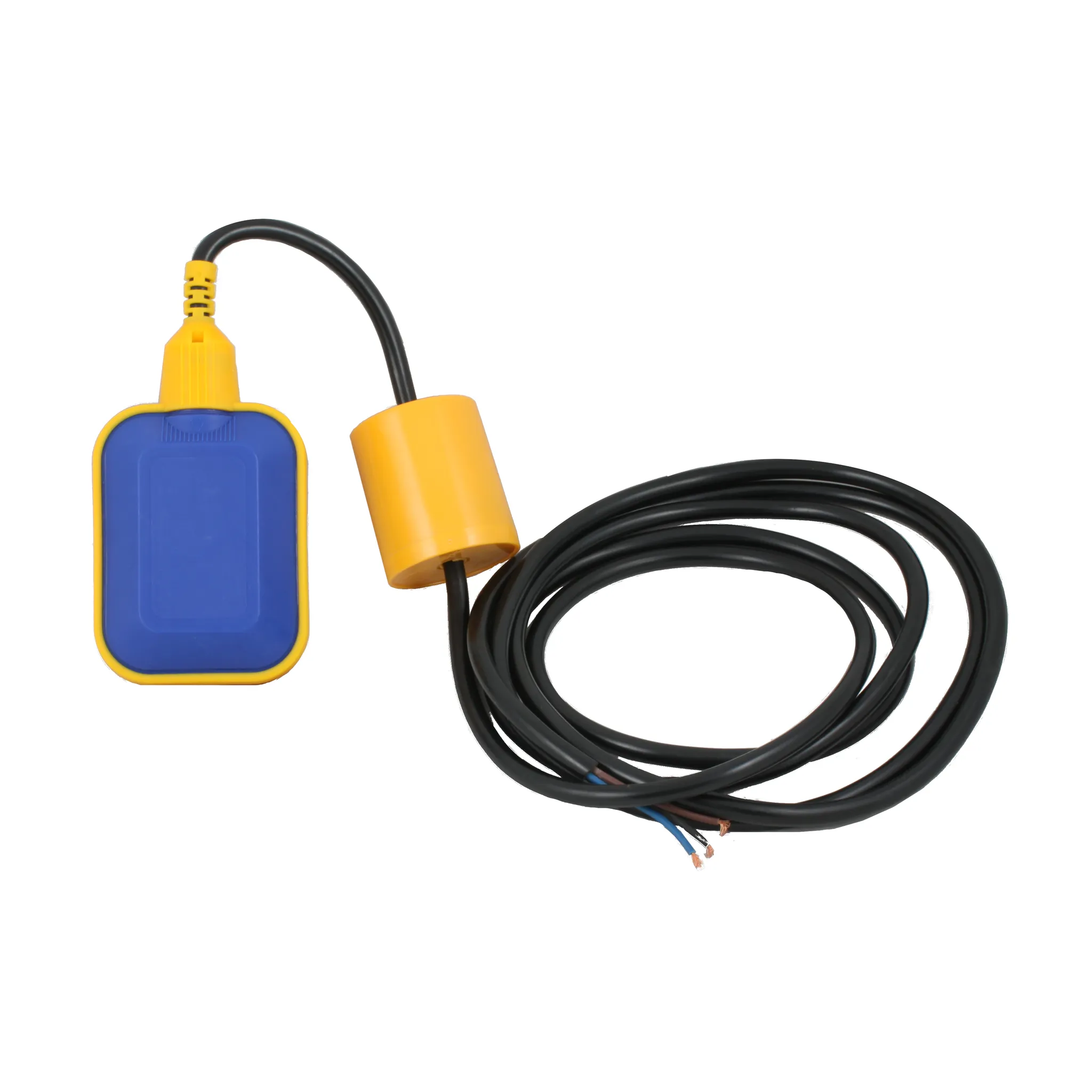 Поплавковый датчик уровня жидкости, исполнение на кабеле 10 м, -10 +80 С, поплавок, кабель- полипропилен