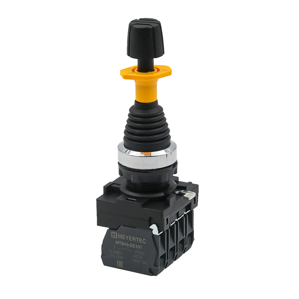 Джойстик в сборе, 4NO, 4 положения с возвратом и блокировкой