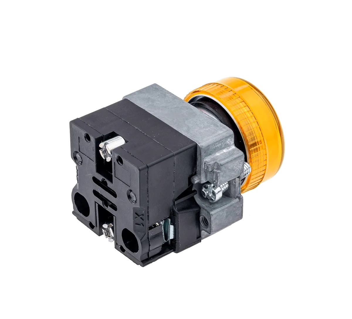 Сигнальная лампа желтый, 220V AC/DC