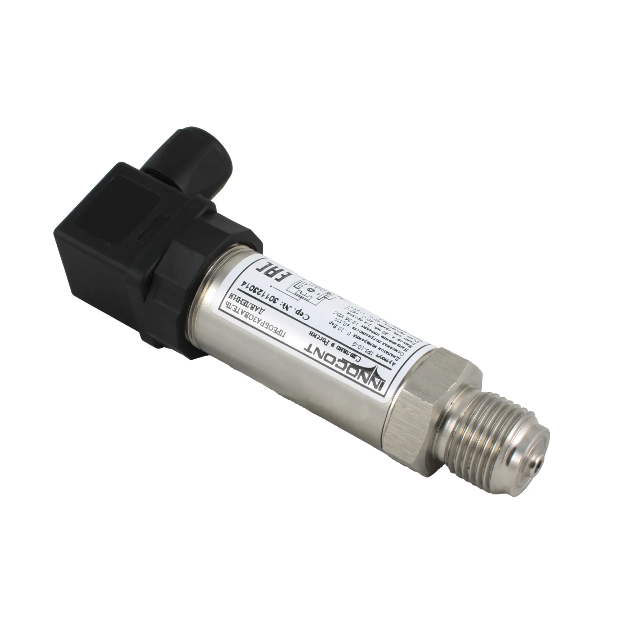 Преобразователь давления IPS-10-G, диапазон 0...10 бар, точность 0,5%, -40 +125 С, 12-36 VDC, IP65, разъем DIN