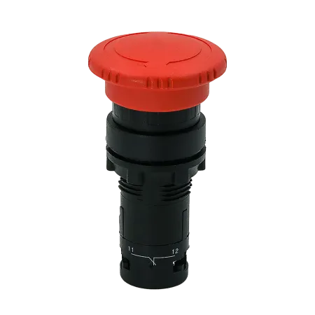 Кнопка грибовидная красная, возврат поворотом c фиксацией, Ø 40 мм,  1NC, IP54, пластик