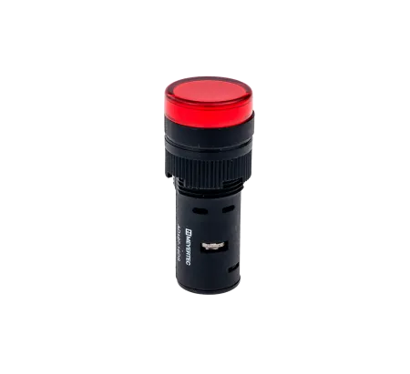 Сигнальная лампа 16мм, красный, 220V AC