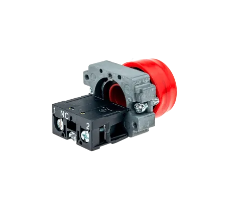 Кнопка в кожухе, красная 1NC