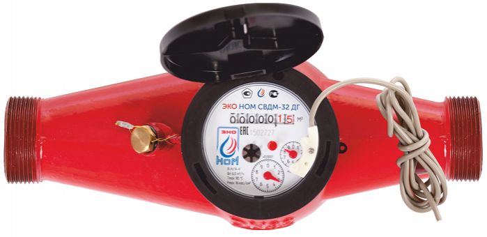 Счетчик воды ЭКО НОМ СВ ДМ-32 ДГ универсальный + КМЧ
